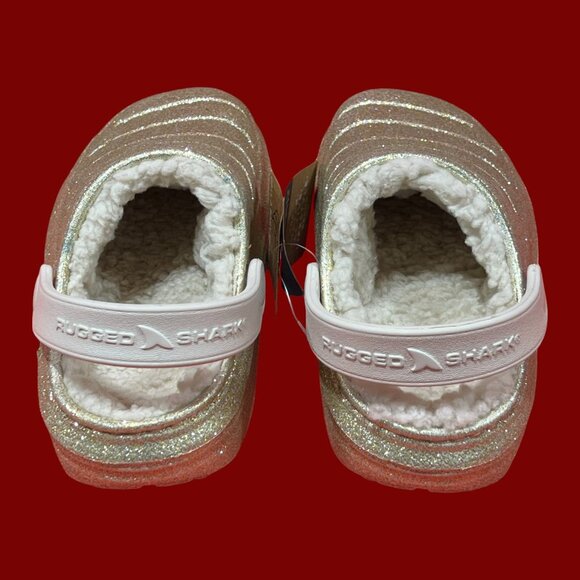 Rugged Shark - Unisex Kids Casual Lined - Clogs - Gold - 12 - Picture 3 of 14